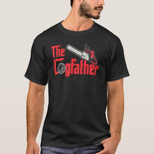 Der Logvater Woodworker Arborist Chainsaw T-Shirt (Vorderseite)