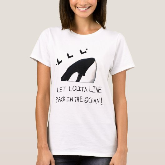 Der Lolita der Frauen Ruhestands-Shirt T-Shirt (Vorderseite)