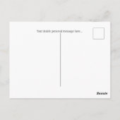 Der Lollipop-Mann hilft, einen Ball von einem Baum Postkarte (Rückseite)