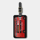 Der London-Bus Gepäckanhänger (Vorderseite vertikal)