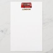 Der London-Rot-Bus Briefpapier (Vorderseite)