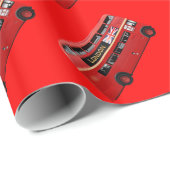 Der London-Rot-Bus Geschenkpapier (Rolleneckpunkt)