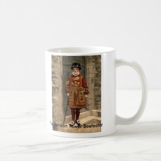 Der London-TurmBeefeater Kaffeetasse (Rechts)