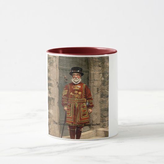 Der London-TurmBeefeater Tasse (Zentrum)