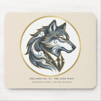 Der Lone Wolf Leader: Verzierte Unternehmensspezie Mousepad
