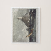 Der longships Leuchtturm der Länder beenden, Puzzle (Vertikal)