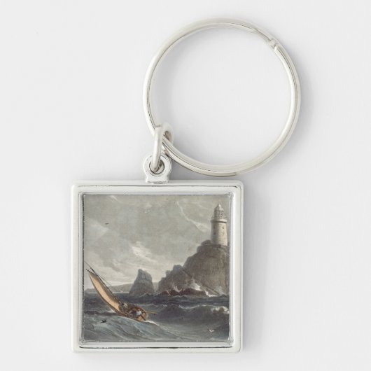 Der longships Leuchtturm der Länder beenden, Schlüsselanhänger (Vorne)