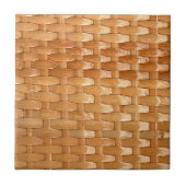 Der Look der Lacquer Wicker Basketweave Textur Fliese (Vorderseite)