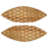 Der Look der Lacquer Wicker Basketweave Textur Football (Paneele)