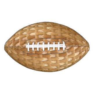 Der Look der Lacquer Wicker Basketweave Textur Football