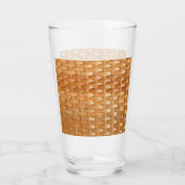 Der Look der Lacquer Wicker Basketweave Textur Glas (Rückseite)