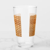 Der Look der Lacquer Wicker Basketweave Textur Glas (Rechts)