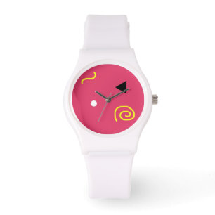 Der Look in rosa Sportuhr Armbanduhr