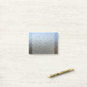 Der Look von architektonisch Texturglas Post-it Klebezettel (Auf Schreibtisch)