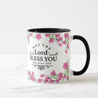 Der Lord Bless behalten Sie und Sie Tasse mit