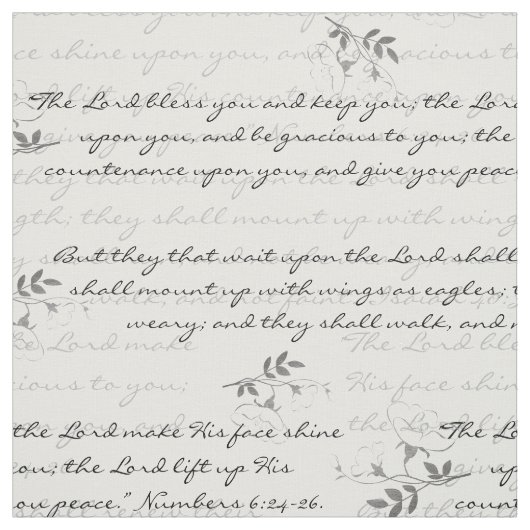 Der Lord Bless You und behalten Sie Segen Stoff (Muster)