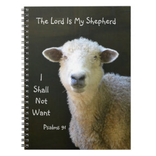 Der Lord Is My Shepherd 2 Notizblock