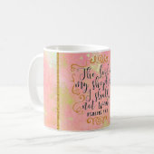 Der Lord Is My Shepherd Mug Kaffeetasse (Vorderseite Links)