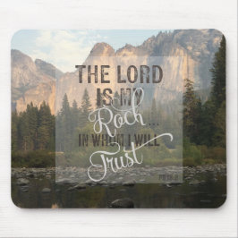 Der Lord ist mein Felsen - Ps-18:2 Mousepad