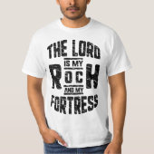 Der LORD ist mein Felsen und meine Festung Christl T-Shirt (Vorderseite)