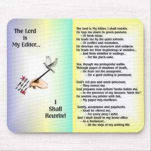 Der Lord ist mein Herausgeber--Mousepad Mousepad