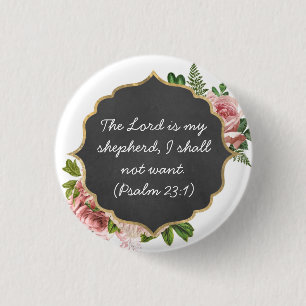 Der LORD ist mein Hirte Psalm 23:1 - Button
