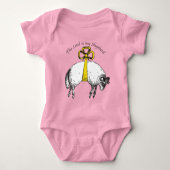 Der LORD ist mein Hirte Psalm 23 Baby Strampler (Vorderseite)