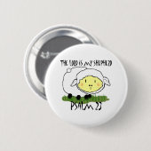 Der LORD ist mein Hirte Psalm 23 Button (Vorne & Hinten)