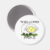 Der LORD ist mein Hirte Psalm 23 Magnet (Vorderseite/Rückseite)