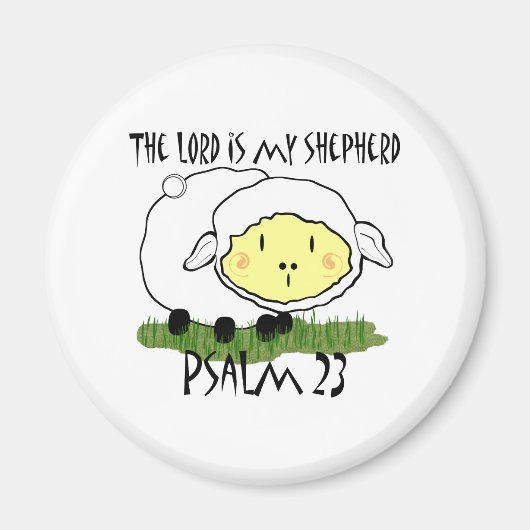 Der LORD ist mein Hirte Psalm 23 Magnet (Vorne)