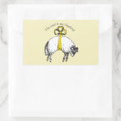 Der LORD ist mein Hirte Psalm 23 Rechteckiger Aufkleber (Tasche)