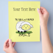 Der LORD ist mein Hirte Psalm 23 Säugling T - Shir Flyer (Hand)