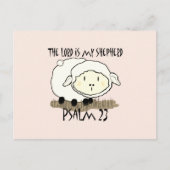 Der LORD ist mein Hirte Psalm 23 Säugling T - Shir Postkarte (Vorderseite)