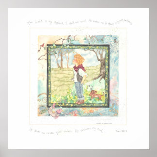 Der LORD ist mein Hirtenjunge Poster