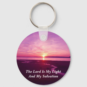 Der Lord ist mein Licht und meine Rettung Schlüsselanhänger