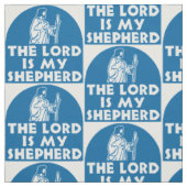 Der Lord ist mein Schäfer-Blau Stoff (Muster)