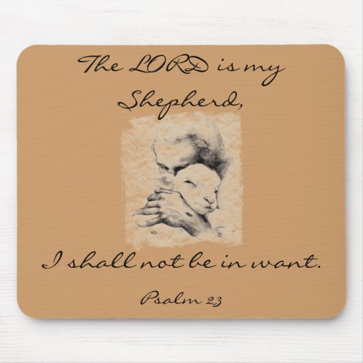 Der LORD ist mein Schäfer Mousepad (Vorne)