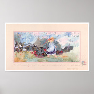 Der LORD ist mein SchäferSchäfer Mädchen Poster