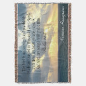 Der Lord ist meine Stärken-Psalm-christliche Bibel Decke (Vorderseite Vertikal)