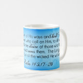 Der Lord ist rechtschaffenes ~ Psalm-145:17 - 20 Kaffeetasse (VorderseiteRechts)