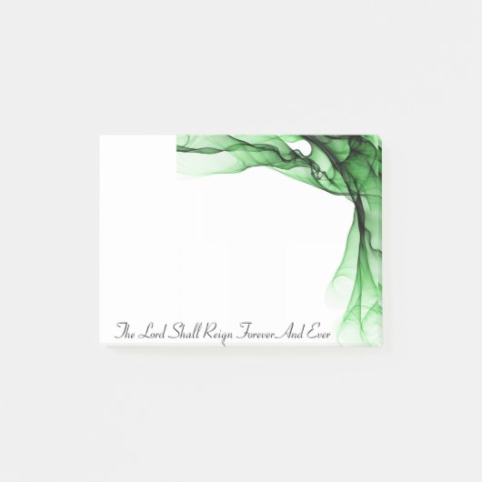 Der Lord Shall Reign Forever und überhaupt Post-It Klebezettel (Vorderseite)