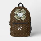 Der Lotus Bedruckter Rucksack (Vorderseite)