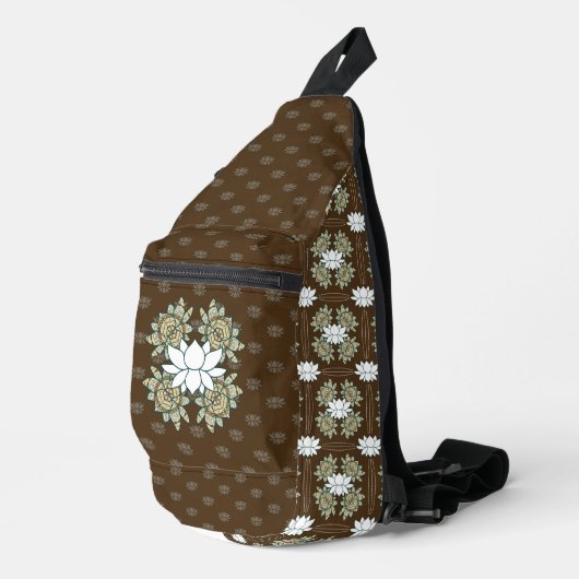 Der Lotus Crossbody Bag (Rechte Ecke)