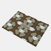 Der Lotus Doormat Fußmatte (Schrägansicht)