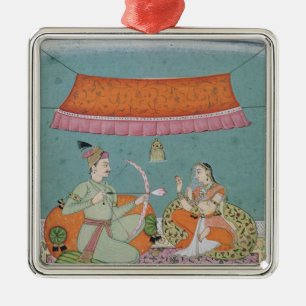 Der Lotus-Pfeil, Bilaspur, c.1750 Ornament Aus Metall