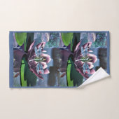 Der Lotus und die Dragonfly Badhandtuch Set (Handtuch)
