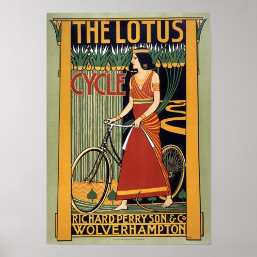 Der Lotus-Zyklus, 1896 Poster (Vorne)