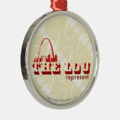 Der Lou St. Louis stellen dar Ornament Aus Metall (Rechts)