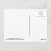 Der Louise-See im Nationalpark Banff Postkarte (Rückseite)