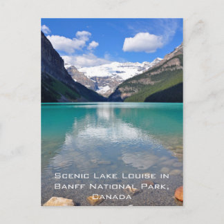 Der Louise-See im Nationalpark Banff Postkarte